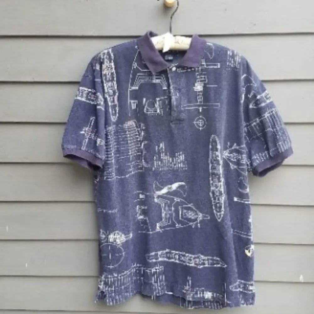Nautica Men's Nautical Polo Shirt Size XL